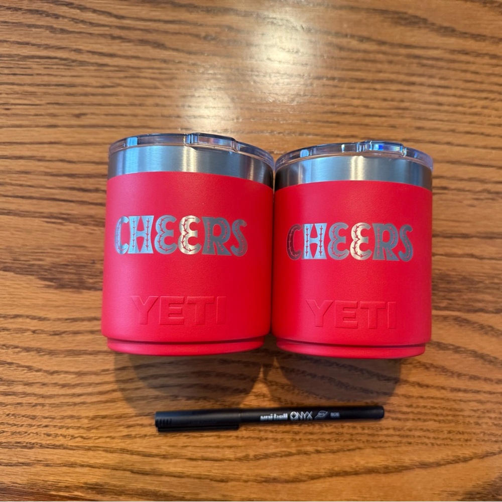 Two YETI 10oz mugs